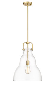Haverhill - 1 Light - 14 inch - Satin Gold - Stem hung - Pendant (494-1S-SG-G592-14-LED) Haverhill - 1 Light - 14 inch - Satin Gold - Stem hung - Pendant (494-1S-SG-G592-14-LED)