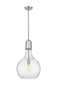 Amherst - 1 Light - 14 inch - Brushed Satin Nickel - Stem hung - Pendant (492-1S-SN-G584-14-LED)