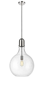 Amherst - 1 Light - 16 inch - Polished Nickel - Stem hung - Pendant (492-1S-PN-G584-16-LED)