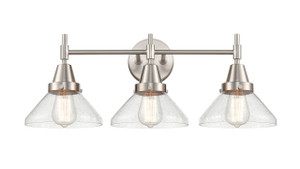 Caden - 3 Light - 26 inch - Satin Nickel - Bath Vanity Light (447-3W-SN-SDY-LED)