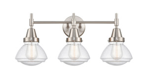 Olean - 3 Light - 25 inch - Satin Nickel - Bath Vanity Light (447-3W-SN-G324-LED)