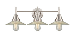 Halophane - 3 Light - 27 inch - Satin Nickel - Bath Vanity Light (447-3W-SN-G2-LED)