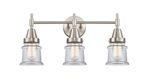 Canton - 3 Light - 23 inch - Satin Nickel - Bath Vanity Light (447-3W-SN-G182S-LED)