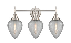 Geneseo - 3 Light - 25 inch - Satin Nickel - Bath Vanity Light (447-3W-SN-G165)