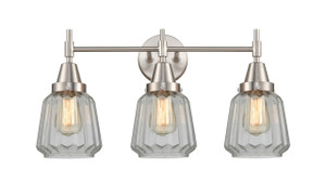 Chatham - 3 Light - 24 inch - Satin Nickel - Bath Vanity Light (447-3W-SN-G142)