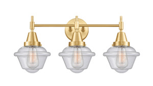 Oxford - 3 Light - 26 inch - Satin Gold - Bath Vanity Light (447-3W-SG-G534)