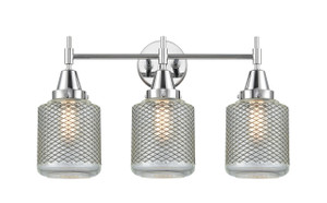 Stanton - 3 Light - 24 inch - Polished Chrome - Bath Vanity Light (447-3W-PC-G262)