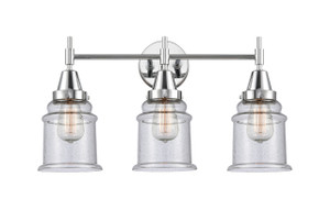 Canton - 3 Light - 24 inch - Polished Chrome - Bath Vanity Light (447-3W-PC-G184-LED)