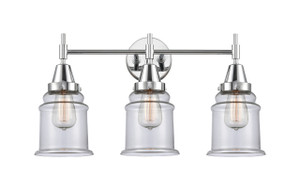 Canton - 3 Light - 24 inch - Polished Chrome - Bath Vanity Light (447-3W-PC-G182-LED)