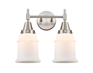 Canton - 2 Light - 15 inch - Satin Nickel - Bath Vanity Light (447-2W-SN-G181-LED)