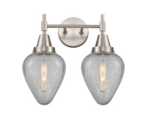 Geneseo - 2 Light - 16 inch - Satin Nickel - Bath Vanity Light (447-2W-SN-G165)