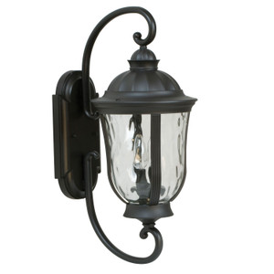Frances 2 Light Medium Outdoor Wall Lantern in Oiled Bronze Outdoor (Z6010-OBO)