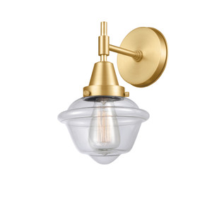 Oxford - 1 Light - 8 inch - Satin Gold - Sconce (447-1W-SG-G532)