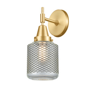 Stanton - 1 Light - 6 inch - Satin Gold - Sconce (447-1W-SG-G262-LED)