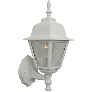 Coach Lights Cast 1 Light Small Outdoor Wall Lantern in Textured White (Z170-TW)