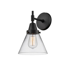 Cone - 1 Light - 8 inch - Matte Black - Sconce (447-1W-BK-G42-LED)