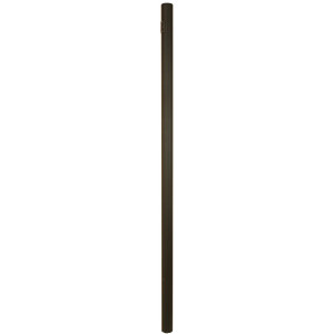 84" Fluted Direct Burial Post in Textured Black (Z8990-TB)