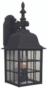 Grid Cage 3 Light Outdoor Wall Lantern In Textured Matte Black (Z570-TB)