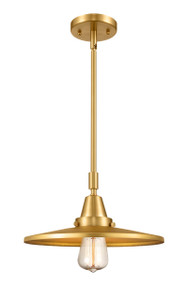 Appalachian - 1 Light - 12 inch - Satin Gold - Mini Pendant (447-1S-SG-MFR-SG-12)
