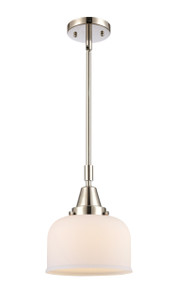 Bell - 1 Light - 8 inch - Polished Nickel - Mini Pendant (447-1S-PN-G71)