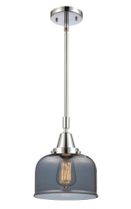 Bell - 1 Light - 8 inch - Polished Chrome - Mini Pendant (447-1S-PC-G73)