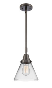 Cone - 1 Light - 8 inch - Oil Rubbed Bronze - Mini Pendant (447-1S-OB-G42)