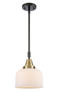 Bell - 1 Light - 8 inch - Black Antique Brass - Mini Pendant (447-1S-BAB-G71)