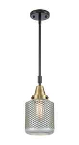 Stanton - 1 Light - 6 inch - Black Antique Brass - Mini Pendant (447-1S-BAB-G262-LED)