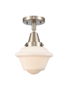 Oxford - 1 Light - 8 inch - Brushed Satin Nickel - Flush Mount (447-1C-SN-G531)