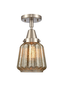 Chatham - 1 Light - 7 inch - Brushed Satin Nickel - Flush Mount (447-1C-SN-G146-LED)