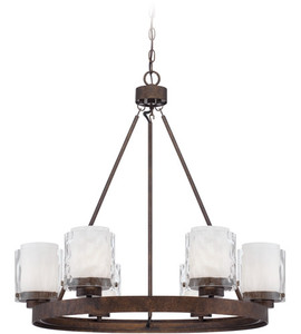 Kenswick 6 Light Chandelier In Peruvian Bronze (35426-PR)