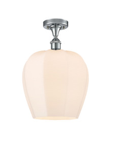 Norfolk - 1 Light - 12 inch - Polished Chrome - Semi-Flush Mount (516-1C-PC-G461-12)