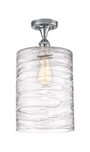 Cobbleskill - 1 Light - 9 inch - Polished Chrome - Semi-Flush Mount (516-1C-PC-G1113-L-LED)