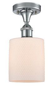 Cobbleskill - 1 Light - 5 inch - Polished Chrome - Semi-Flush Mount (516-1C-PC-G111-LED)