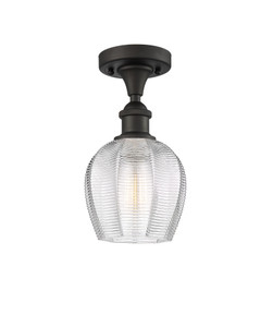 Norfolk - 1 Light - 6 inch - Oil Rubbed Bronze - Semi-Flush Mount (516-1C-OB-G462-6)