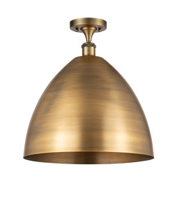 Bristol - 1 Light - 16 inch - Brushed Brass - Semi-Flush Mount (516-1C-BB-MBD-16-BB)