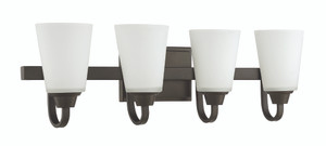 Grace 4 Light Vanity in Espresso (41904-ESP)