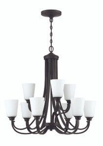 Grace 9 Light Chandelier In Espresso (41929-ESP) Grace 9 Light Chandelier In Espresso (41929-ESP)