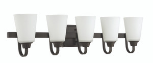 Grace 5 Light Vanity Light In Espresso (41905-ESP) Grace 5 Light Vanity Light In Espresso (41905-ESP)
