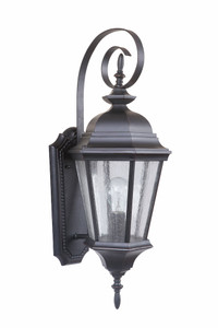 Chadwick 1 Light Medium Outdoor Wall Lantern in Oiled Bronze Gilded (Z2914-OBG)