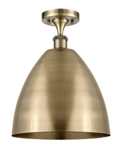 Bristol - 1 Light - 12 inch - Antique Brass - Semi-Flush Mount (516-1C-AB-MBD-12-AB)