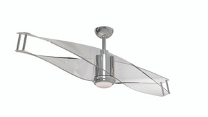 56" Illusion Ceiling Fan in Polished Nickel (ILU56PLN2)