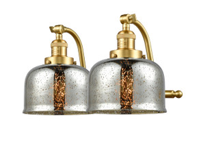 Bell - 2 Light - 18 inch - Satin Gold - Bath Vanity Light (515-2W-SG-G78-LED)
