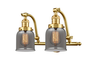 Bell - 2 Light - 18 inch - Satin Gold - Bath Vanity Light (515-2W-SG-G53-LED)