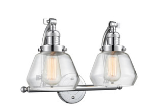 Fulton - 2 Light - 18 inch - Polished Chrome - Bath Vanity Light (515-2W-PC-G172)