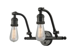 Double Swivel - 2 Light - 15 inch - Oil Rubbed Bronze - Bath Vanity Light (515-2W-OB-LED)