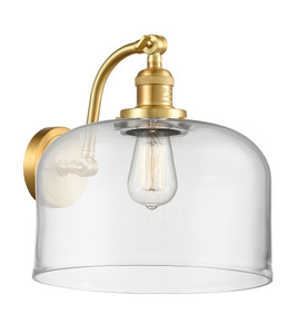 Bell - 1 Light - 12 inch - Satin Gold - Sconce (515-1W-SG-G72-L)