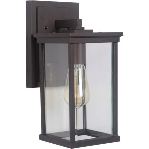 Riviera III 1 Light Medium Outdoor Wall Lantern in Oiled Bronze Outdoor (Z9714-OBO)