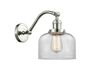 Bell - 1 Light - 8 inch - Polished Nickel - Sconce (515-1W-PN-G72-LED)