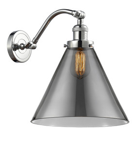 Cone - 1 Light - 12 inch - Polished Chrome - Sconce (515-1W-PC-G43-L-LED)